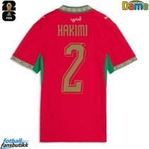Marokko Achraf Hakimi #2 Hjemmedrakt Dame EM 2024 Kortermet